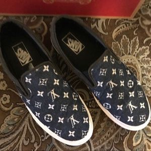 Men’s Vans Etsy Custom Slip On Sneakers GUC